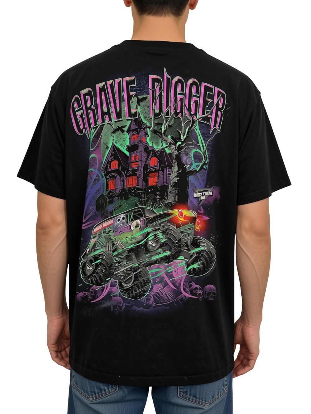 Grave Digger Graphic Tee - Black